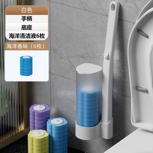 Brosse de toilette murale jetable en gros, brosse WC murale suspendue, brosse de nettoyage WC OEM & ODM - Product Image 3