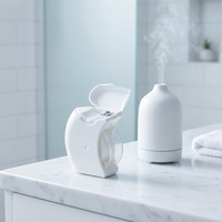 Fil dentaire biodégradable écologique avec distributeur, logo personnalisé, pour les soins bucco-dentaires