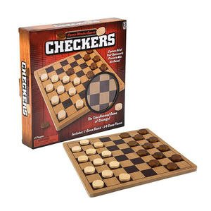 Chuyên Nghiệp Giá Rẻ Bằng Gỗ <span class=keywords><strong>Checkers</strong></span> Và ĐAM Hội Đồng Quản Trị Bảng Trò Chơi Thiết Lập Với Chất Lượng Tốt - Product Image 1