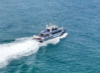 Bateau de patrouille maritime en aluminium Grandsea AL-270P de 26,8 m, homologué BV/CCS, avec moteur Weichai Baudouin 26 kn pour la surveillance