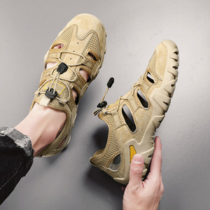 Sandales à bout fermé pour hommes, chaussures d'extérieur, de marche, d'athlétisme, de randonnée, à la mode, nouvelle collection 2020 - Product Image 5