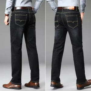 Jeans Lunghi da <span class=keywords><strong>Uomo</strong></span> all'Ingrosso Nuovo Stile Primavera ed Estate Taglio Dritto e Largo Casual Giovanile Resistenti da Lavoro - Product Image 5