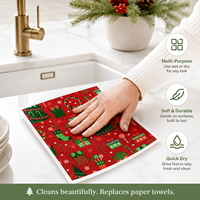 Chiffon de cuisine écologique suédois du fabricant, 70 % cellulose, 30 % coton, pour le nettoyage domestique, éponge absorbante en cellulose
