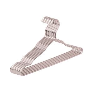 Appendiabiti di lusso in alluminio metallo rosa oro appendiabiti per uso domestico Non antiscivolo giacca appendiabiti a buon mercato - Product Image 2