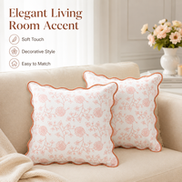 Housse de coussin texturée douce, couleur unie, 45*45cm, housse de coussin de canapé