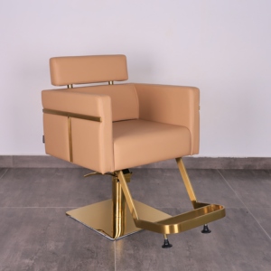 Sedia da barbiere di alta qualità con poggiapiedi per parrucchieri uso all'ingrosso materiale metallico - Product Image 2