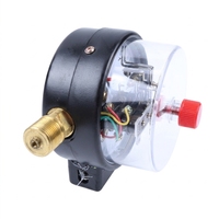 High Precision Vibration Resistant Brass Connection Industrial Manometer 100mm Electric Contact Pressure Gauge