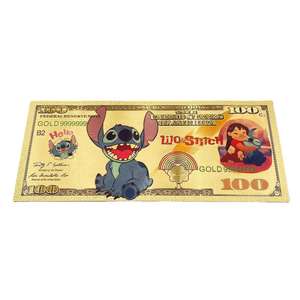 Lilo Stitched Gedenk-Goldbanknote Klassischer Amerikanischer Cartoon Live-Streaming-Geschenk Sammlerstück Memorabilia - Product Image 1