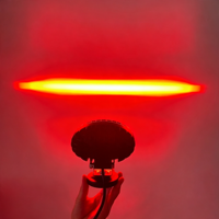Nouvelle lampe de signalisation de sécurité à double LED rouge et bleue de 5,5 pouces, IP67, 12-110V, pour chariot élévateur, faisceau de ligne, zone de danger, limite de zone virtuelle