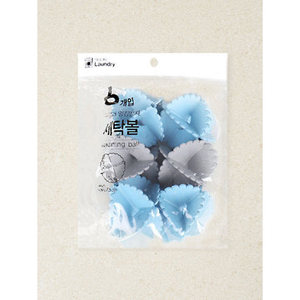 Pelotas de lavandería coloridas de lana orgánica y fieltro 6P hechas con lana de Nueva Zelanda - Product Image 1