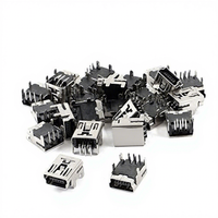 #5054 MINI USB 5P 90 degrés USB femelle Socket DIP