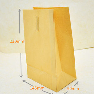 Không Thấm Nước Compostable Paper Bag Dùng Một Lần PLA Laminated Paper Bag Đối Với Nhà Bếp Thực Phẩm Chất Thải - Product Image 4
