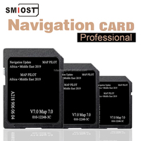 برنامج تحديث خرائط SMIOST للطيارين، بطاقة ذاكرة SD لنظام الملاحة GPS لسيارات مرسيدس A218 9060604 V7 أفريقيا CLS
