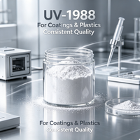 ZHUOTAI UV-1988/PR25 Absorbeur UV CAS 7443-25-6 Poudre de malonate de benzylidène Pureté 99% MF C13H14O5 PC Plastique anti-jaunissement