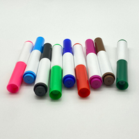 Fabrication de feutres non toxiques 6 12 24 couleurs, ensembles de stylos marqueurs permanents/lavables pour tissu avec logo personnalisé pour le dessin