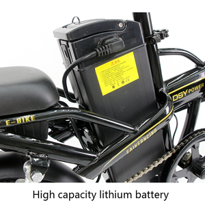 Fábrica DISIYUAN <span class=keywords><strong>bicicleta</strong></span> eléctrica plegable de 14 pulgadas con neumáticos gruesos 48V350W <span class=keywords><strong>bicicleta</strong></span> eléctrica plegable de <span class=keywords><strong>ruedas</strong></span> pequeñas - Product Image 3