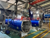 Autoclave de stérilisation automatique de viande ZLPH pour la mise en conserve d'aliments pour animaux, machine de pasteurisation du lait en acier inoxydable 304, contrôlée par PLC, garantie 1 an