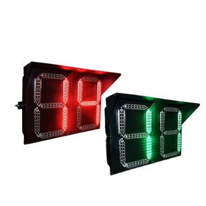 นาฬิกาจับเวลาถอยหลังแบบ LED ขนาดใหญ่ 2 หลัก 300 มม. ไฟจราจรสีแดงสีเขียว - Product Image 3