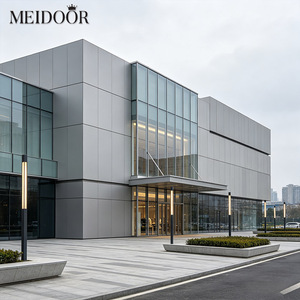 Revêtement mural extérieur moderne Meidoor, panneaux perforés en aluminium <span class=keywords><strong>métallique</strong></span>, façade résidentielle, isolation thermique et ignifuge - Product Image 3