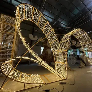 Starking Aanpassen Boog Archway Motief Decoratie Grote Licht Led Project Giant Holiday String Outdoor Kerst