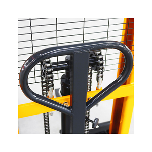 Haizhili idraulico Stacker manuale idraulico 2000kg 1.6m multifunzionale manuale Stacker per magazzino mano carrello elevatore manuale manuale - Product Image 6