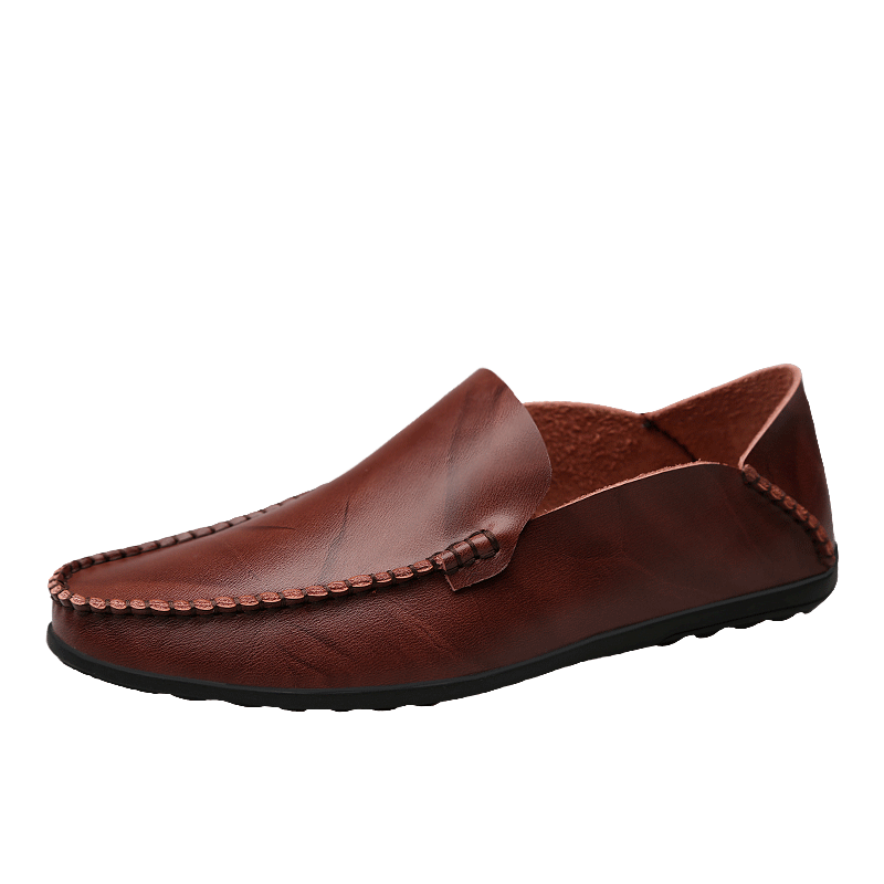 Biyate Shoes Leather Italian Casual Leather Luxury Shoes For Men Genuine Leather Shoes loafer