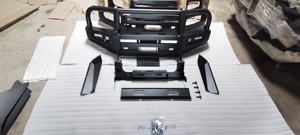 Maictop กันชนเหล็กกันชนหน้าสำหรับรถยนต์, อุปกรณ์เสริมรถคุณภาพสูงสีดำสำหรับรถยนต์ Toyota HILUX <span class=keywords><strong>vigo</strong></span> <span class=keywords><strong>05</strong></span> - Product Image 4