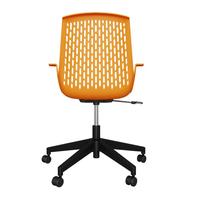 Chaise pivotante de bureau de haute qualité pour l'université, mobilier de bureau, chaise en plastique avec porte-gobelet
