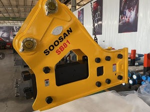 Precio de fábrica Soosan Sb81 Martillo hidráulico 18-26 toneladas Excavadora Jack Hammer para excavadora Pc200 - Product Image 5