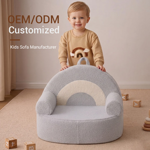 <span class=keywords><strong>Fauteuil</strong></span> en mousse pour tout-petit de qualité supérieure OEKO-TEX avec fermeture éclair dissimulée pour la protection de la peau, idéal pour les activités dans la chambre de bébé de luxe - Product Image 1