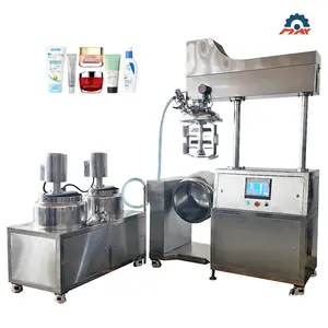 30L Vacuum Homogenizing Emulsifying Tank Cosmetics Making Machines with circulation system Face Cream Homogenizer Mixer