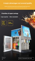 Machine automatique à 3 distributeurs de boissons congelées pour les boissons gazeuses commerciales à base de cola Boissons réfrigérées froides pour jus de fruits