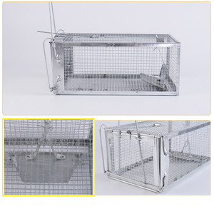 Petit piège à rats de laboratoire automatique haute sensibilité Cage pour animaux en métal d'élevage de souris - Product Image 5