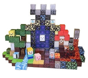 Juego de <span class=keywords><strong>bloques</strong></span> de construcción magnéticos de 2CM, 200 Uds., cubos educativos STEM <span class=keywords><strong>para</strong></span> manualidades de minas, certificado EN71 y CPC - Product Image 1