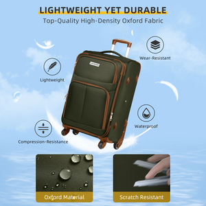 Super Quality Fabric <strong>Trolley</strong> Travel <strong>Suitcase</strong> Luggage Long-distance Travel Luggage Set Iron <strong>Trolley</strong> - Product Image 2