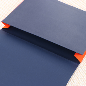 Bán buôn biểu tượng tùy chỉnh <span class=keywords><strong>A4</strong></span> Kích thước giấy thư mục tập tin với vải Bìa Ribbon đóng cửa Túi hình dạng văn phòng trường văn phòng phẩm - Product Image 5
