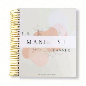 Custom Logo 2025 A5 Pink Spiral Weekly Monthly Manifestation <b>Goal</b> Diary Journal <b>Planner</b> Agenda Notebook - Product Image 3