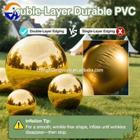 Ballons Miroir Gonflables 2026 Prix Usine, Grandes Boules Brillantes Suspendues, Décoration Gonflable Double Couche pour Mariage, Fête, Événement