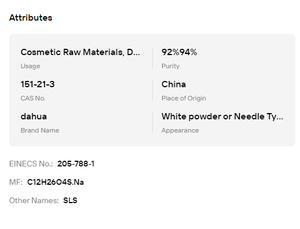 Lauril Sulfato de Sodio (SLS) de Alta Pureza (92-94%) como Surfactante Espumante para Productos de Limpieza Industrial y Cosméticos - Product Image 6