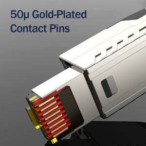Linkwylan steker <span class=keywords><strong>Ethernet</strong></span> berpelindung konektor, instalasi cepat tanpa sikat 10G Cat6A dengan alat dapat digunakan kembali koneksi bebas - Product Image 6