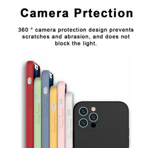 <span class=keywords><strong>Funda</strong></span> de teléfono esmerilada de TPU suave mate cuadrada a prueba de golpes de Color puro para <span class=keywords><strong>iPhone</strong></span> 13 14 15 Pro Max - Product Image 4
