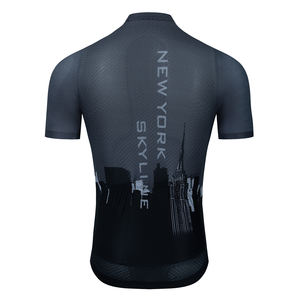 OEM üretici yarış kesim Pro Team bisiklet Jersey özel erkek siyah hızlı kuru bisiklet Jersey - Product Image 2