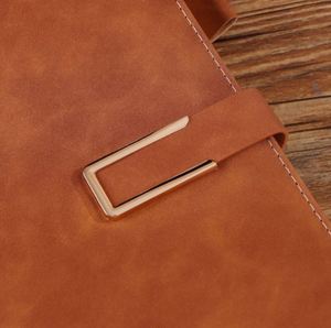 Wholesale Customized Metal Buckle Pu Leather Notebook Diary Notebook Customizable Pu Leather <b>A5</b> Notebook - Product Image 2