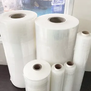 Huishoudfolie 30Cm Geel Omslag Maagdelijk Lldpe Materiaal Plastic 3M Stretch Wrap Folie