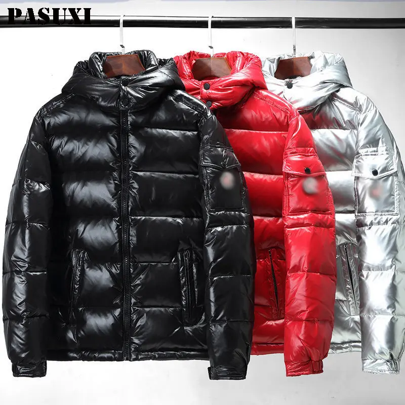 PASUXI 2024 hiver orignal rembourré doudoune manteau coton hommes à capuche 5Xl grande taille surdimensionné Streetwear vestes pour hommes vêtements