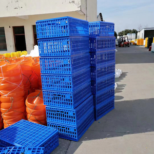 高品質プラスチック製家禽輸送用クレート、10～15羽収容、鶏・アヒル・ガチョウ輸送ケージ販売中 - Product Image 6