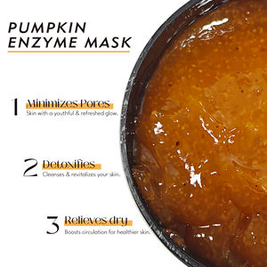 BLIW Label pribadi Resurfacing lembut, pengelupasan bersinar Anti keriput perawatan kulit masker enzim labu untuk garis halus kusam - Product Image 4