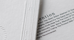 맞춤형 종이 행택 라벨, 엠보싱 무광 마감, 핫 스탬핑, 친환경 고급 명함 태그-다이컷 - Product Image 4