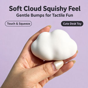 Balle sensorielle tactile en aérogel ultra-douce, texture nuage, prête à offrir, pour le bureau, les enfants et la salle de classe - Product Image 2