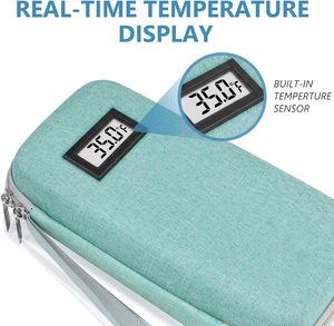Estuche Refrigerador Portátil para Insulina, Bolsa <span class=keywords><strong>de</strong></span> <span class=keywords><strong>Viaje</strong></span> Impermeable <span class=keywords><strong>de</strong></span> EVA Rígida para Diabéticos, Estuche para Insulina y Péptidos - Product Image 4